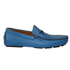 Men's Driving Shoes GENIO Turkey Casual Dress Genuine Leather 120747871 Blue