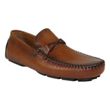 Men's Driving Shoes GENIO Turkey Casual Dress Genuine Leather 120747871 Cognac