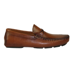 Men's Driving Shoes GENIO Turkey Casual Dress Genuine Leather 120747871 Cognac