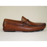 Men's Driving Shoes GENIO Turkey Casual Dress Genuine Leather 120747871 Cognac