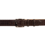 The Boss Brown Snake Leather Belt