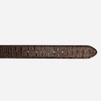 The Bomba Brown Leather Belt