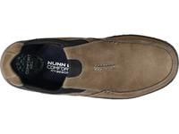 Nunn Bush Quest Moc Toe Slip On Walking Shoes Tan Multi 84827-238