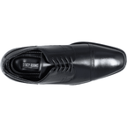 Men's Stacy Adams Shoes Waltham Leather Cap Toe Oxford Black 20138-001