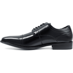 Men's Stacy Adams Shoes Waltham Leather Cap Toe Oxford Black 20138-001