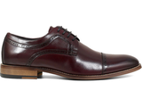 Men's Shoes Stacy Adams Dickinson Oxford Burgundy Leather 25066-601