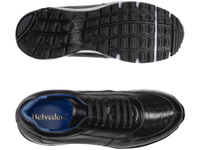 Belvedere Todd Sneaker Genuine Ostrich Black E02