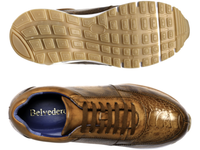 Belvedere Todd Sneaker Genuine Ostrich Brandy E02