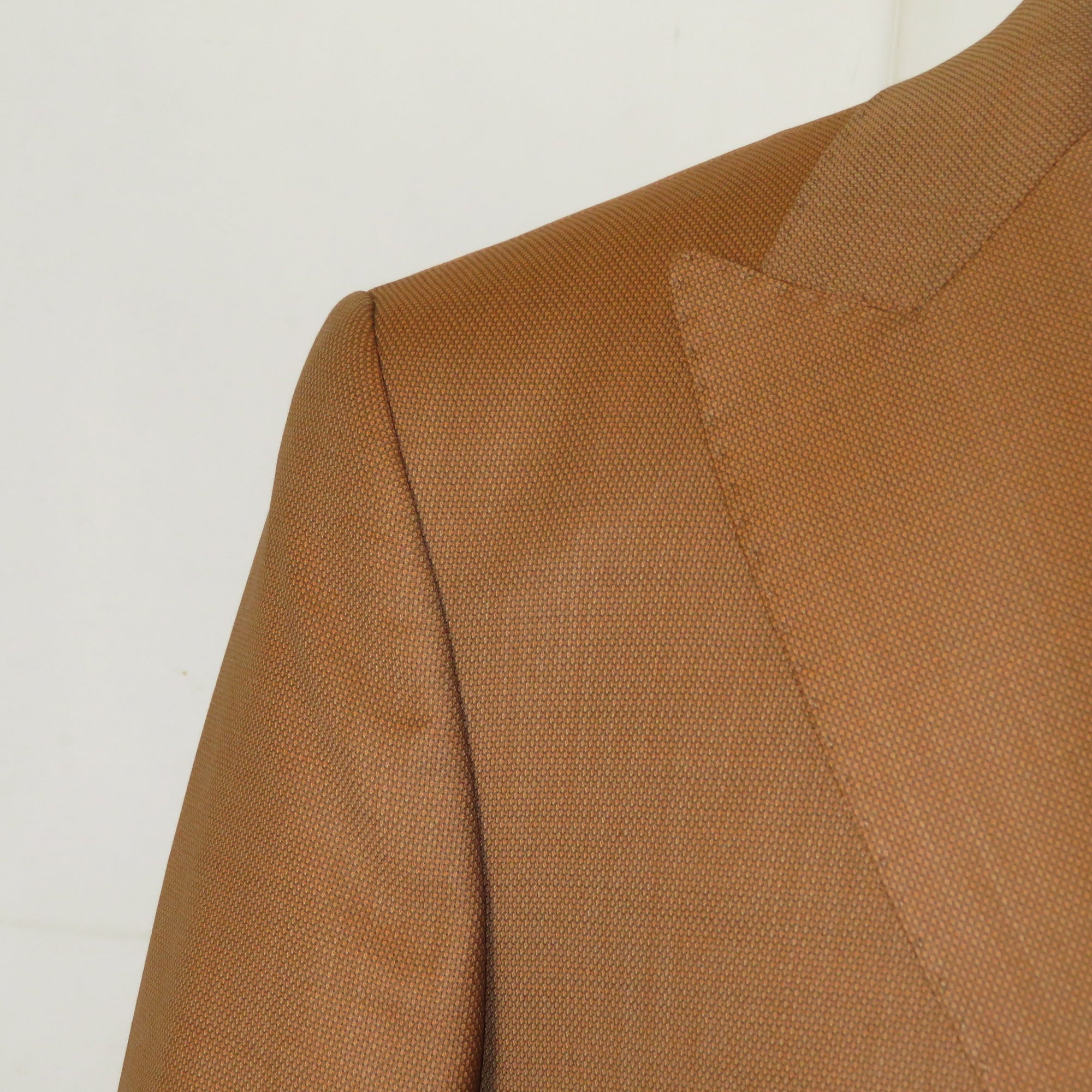 Men's Levent Serez Turkish Suit Super 160's Italian Wool 13400 Rust Nailhead