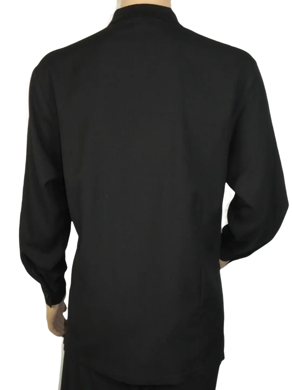 Men Silversilk 2pc Fancy walking leisure suit Italian woven knits 14010 Black