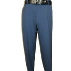 Men Silversilk 2pc Fancy walking leisure suit Italian woven knits 14010 Blue