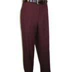 Men Silversilk 2pc Fancy walking leisure suit Italian woven knits 14010 Wine Fig