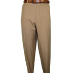 Men Silversilk 2pc Fancy walking leisure suit Italian woven knits 14010 Taupe