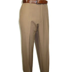 Men Silversilk 2pc Fancy walking leisure suit Italian woven knits 14010 Taupe