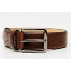 The Dallas Brown Calfskin Belt