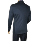 Men's MONO Turkey Casual Dress Jacket Patch Pockets Thick Cotton 1557-002 Navy