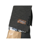 Men's MONO Turkey Jacket Patch Pockets Thick Cotton 1557-03 Charcoal