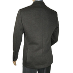 Men's MONO Turkey Jacket Patch Pockets Thick Cotton 1557-03 Charcoal