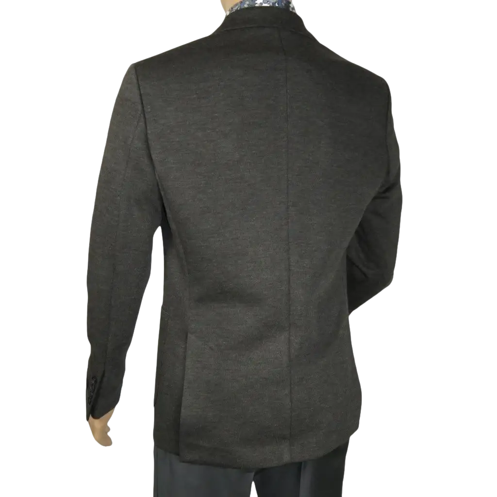 Men's MONO Turkey Jacket Patch Pockets Thick Cotton 1557-03 Charcoal