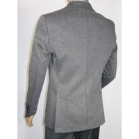 Men's MONO Turkey Casual Dress Jacket Patch Pockets Thick Cotton 1557-04 Gray