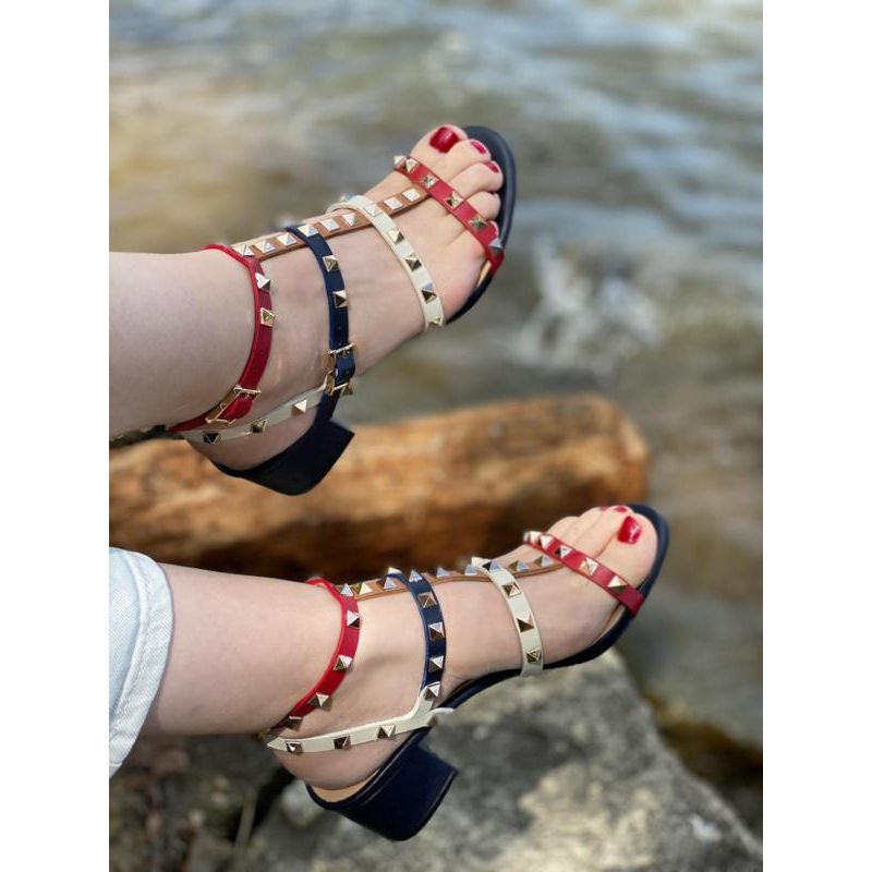 The Nejapa Multicolor Multi Strap Leather Women Sandal
