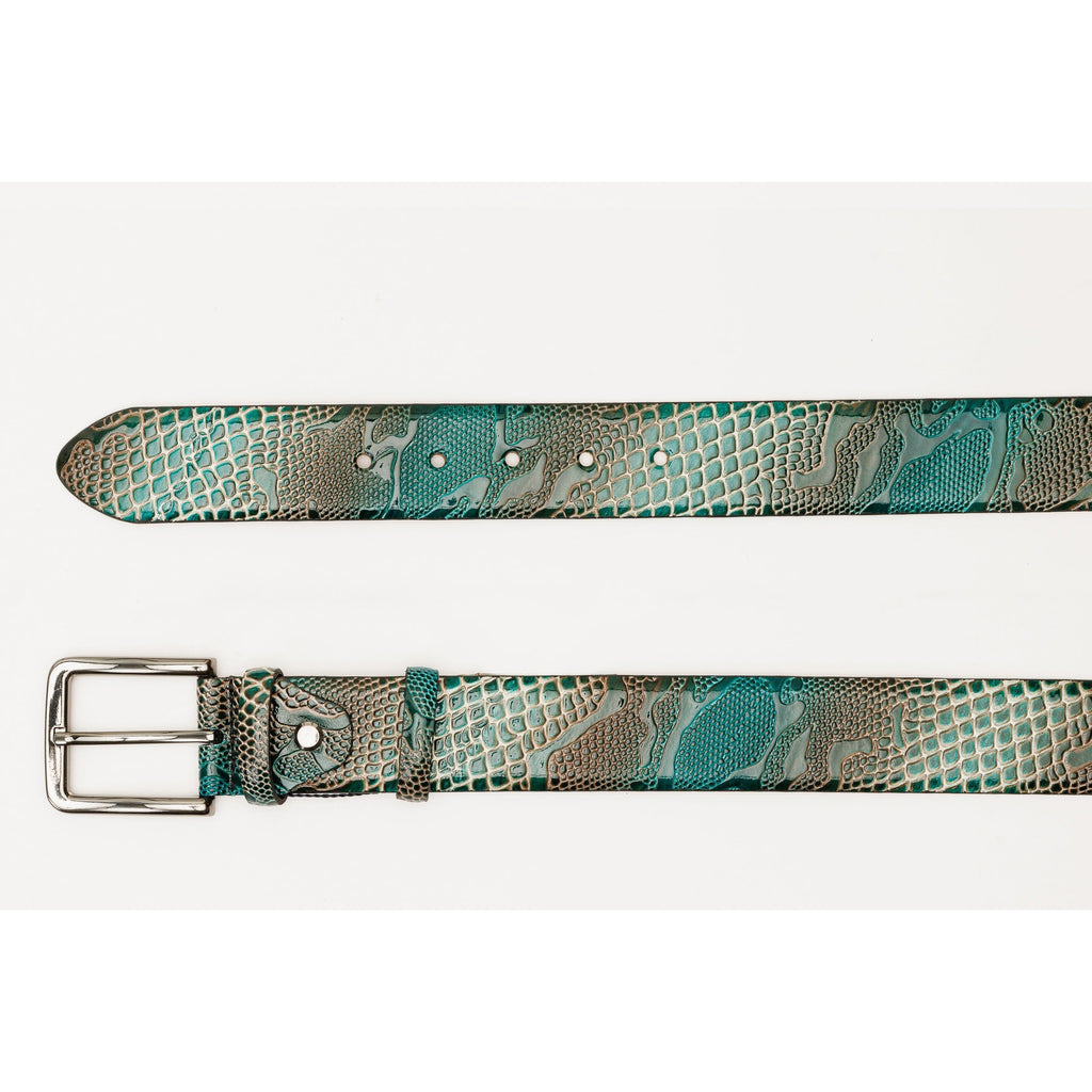 The Milano Green Leather Belt Limited Edition