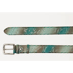 The Milano Green Leather Belt Limited Edition