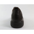 Men's Sneaker Shoes By SHENBINS Genuine Python and Deer Leather Hand Made 17031 Brown