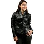 Ulster Snake Leather Women Jacket
