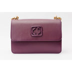 The Maneadero Purple Leather Handbag