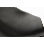 The Cimla Pumpkin Heel Black Leather Women Sandal