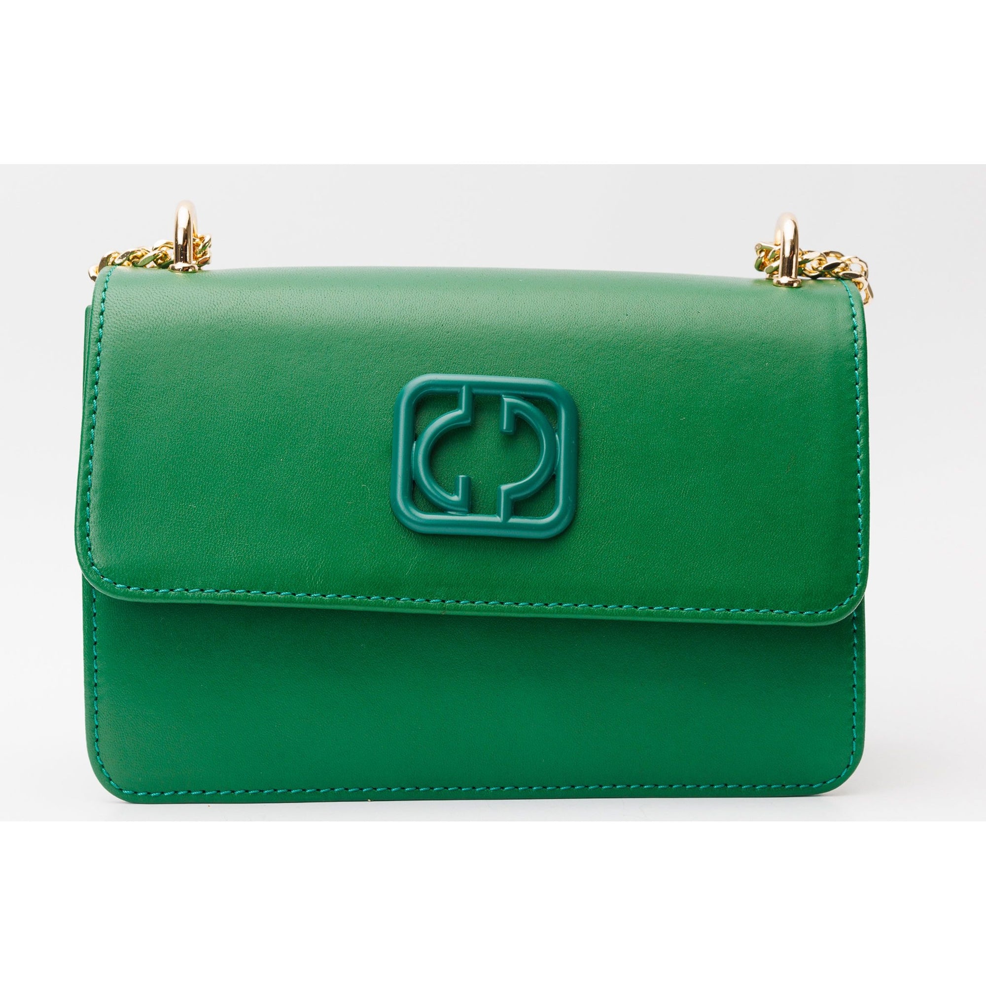 The Maneadero Green Leather Handbag