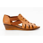 The Atina Tan Leather Sandal Final Sale!