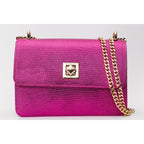 The Maple Fuchsia Leather Handbag