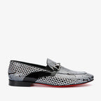 Vinci The Milano Black/White Bit Loafer Men Dress Shoes