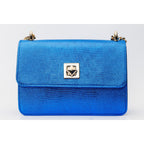 The Maple Sax Blue Leather Handbag