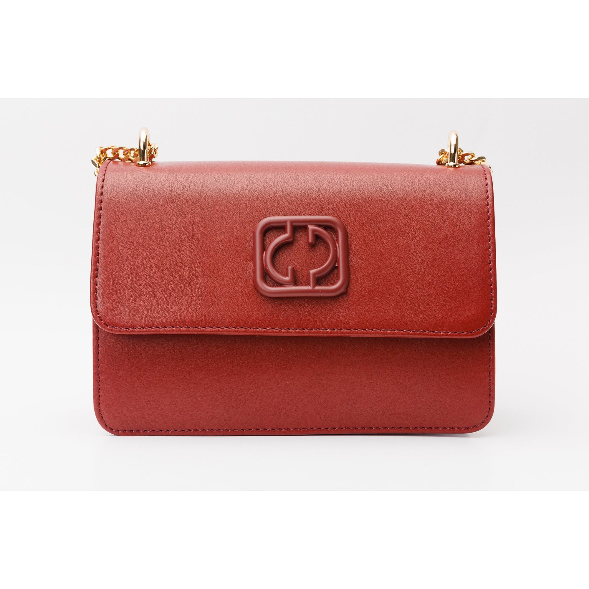 The Maneadero Dark Red Leather Handbag