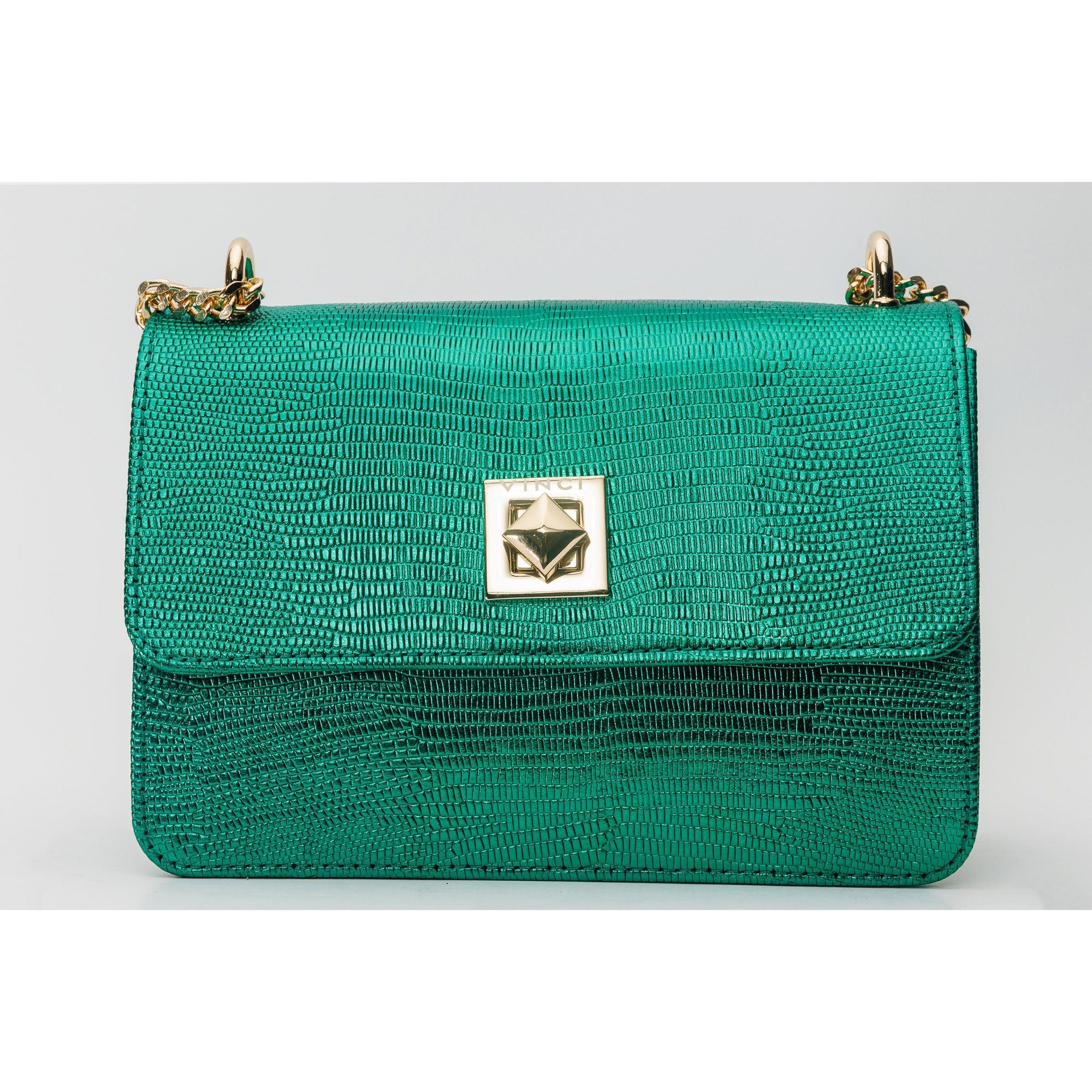 The Maple Green Leather Handbag
