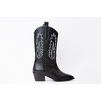 The Togg Black Leather Cowboy Women Boot Final Sale!
