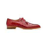 Belvedere Men's Shoes Lago Genuine Alligator Plain Toe Tassel Red 14010