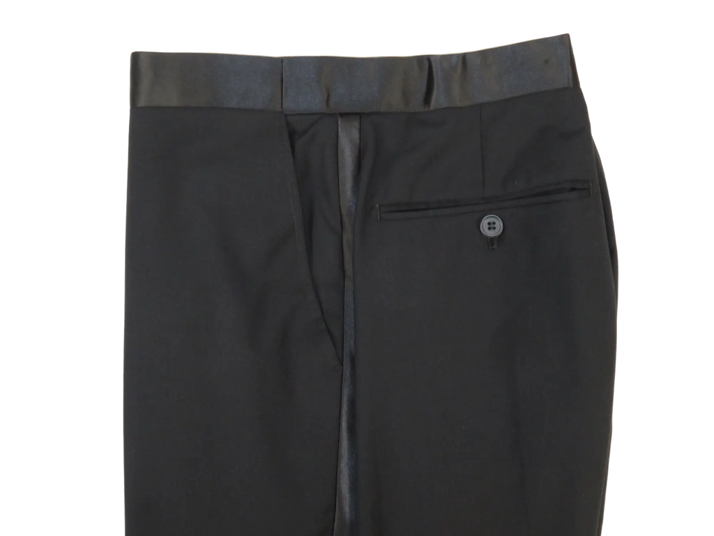 Men's Tuxedo Formal Pants Satin Side Trimmed Stretchable Waist Band 201-1