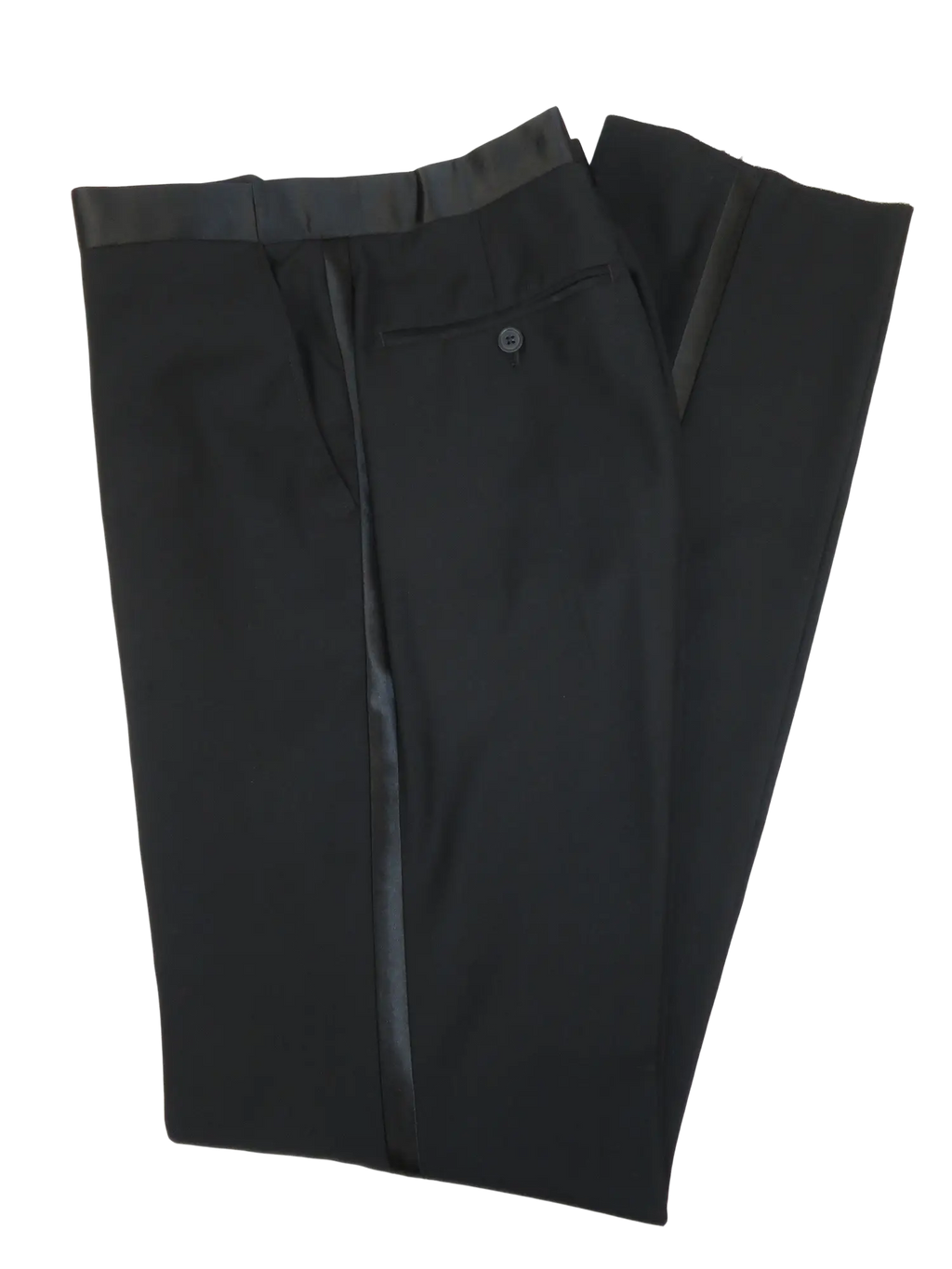 Men's Tuxedo Formal Pants Satin Side Trimmed Stretchable Waist Band 201-1