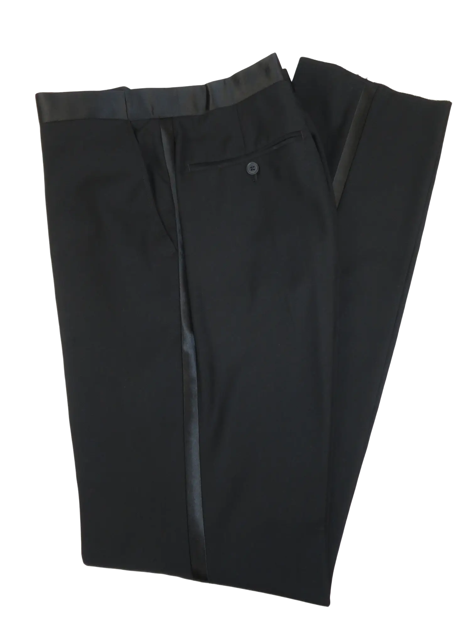 Men's Tuxedo Formal Pants Satin Side Trimmed Stretchable Waist Band 201-1