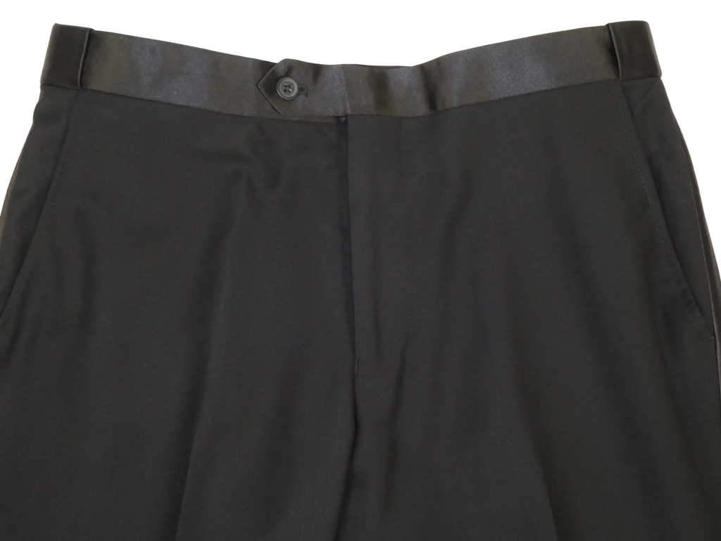 Men's Tuxedo Formal Pants Satin Side Trimmed Stretchable Waist Band 201-1