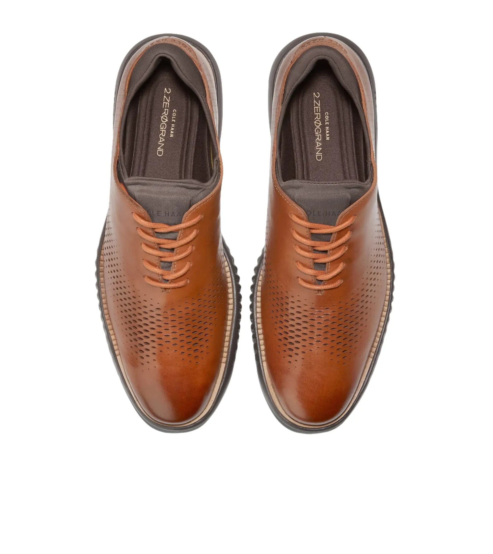 Men's Cole Haan Shoes 2. ZERO GRAND Wingtip Oxford Comfort 25351 Tan