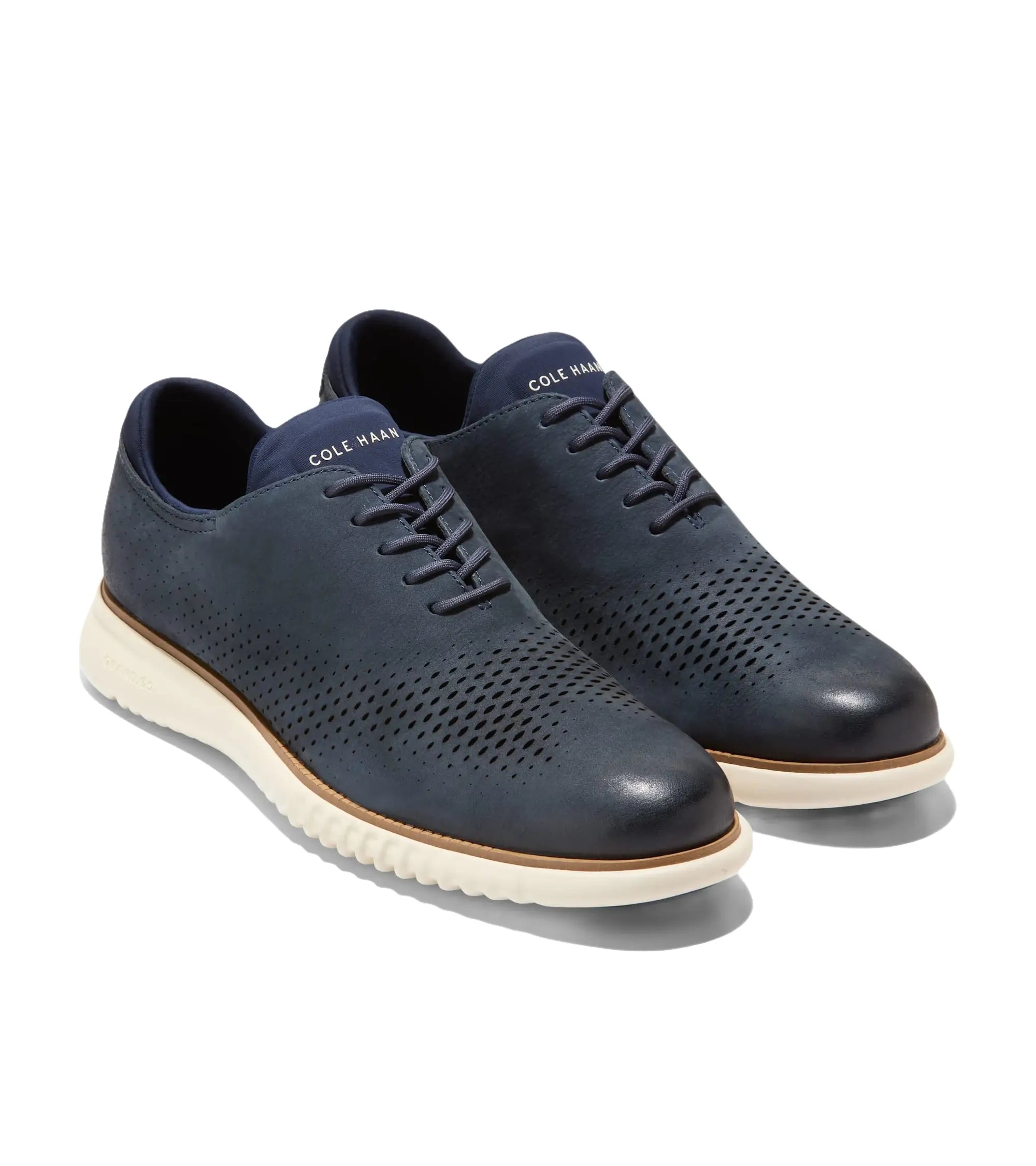 Men's Cole Haan Shoes 2. ZERO GRAND Wingtip Oxford Comfort 39564 navy