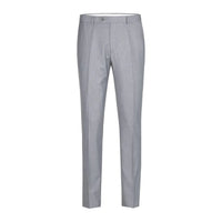 Men Flat Front Suit Separate Pants Slim Fit Soft Feel Slacks 202-2 Light Gray