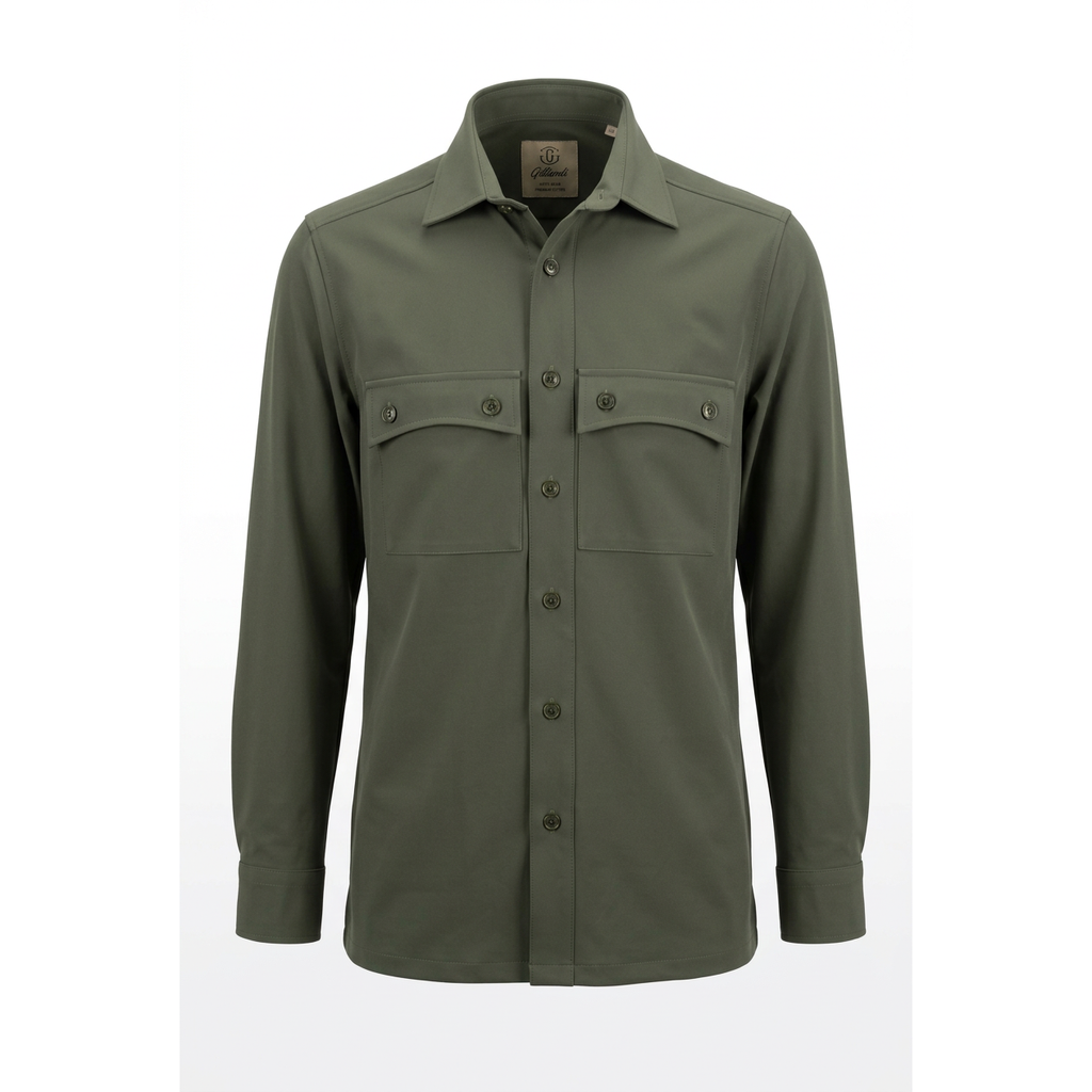 Men's Gillardi 2pc Walking leisure suit Stretch Cotton Blend Comfortable 2021-02 Olive Green