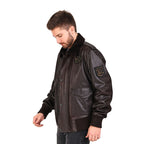 The Tivoli Brown Leather Men Jacket