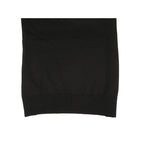 Men's Sweater Knit By BRANGO Turkey Mock Neck Cotton Blend 21050 Black